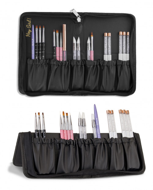 INOCOS TROUSSE CHEVALET À PINCEAUX NAIL ART ET GEL UV